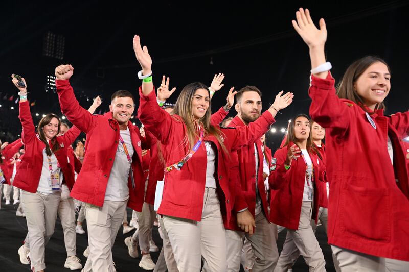 Athletes of Team England. Getty Images