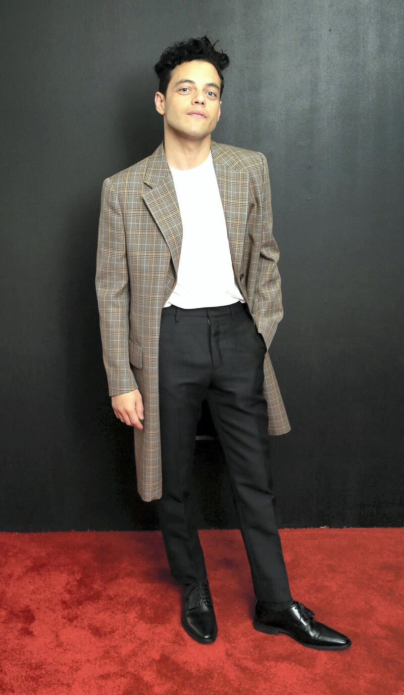 NEW YORK, NY - SEPTEMBER 11:  Actor Rami Malek attends the Calvin Klein Collection fashion show at New York Stock Exchange on September 11, 2018 in New York City.  (Photo by Monica Schipper/Getty Images)