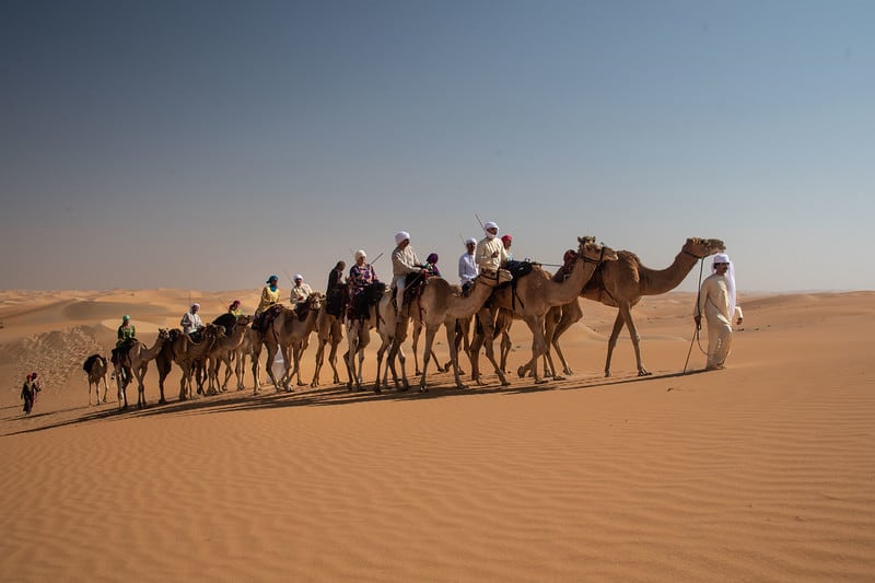 The trek takes young participants on a journey to discover the UAE's heritage.