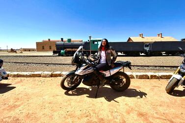 Zahra Abuali and hundreds of other Saudi women are getting into motorbikes. Courtesy Zahra Abuali