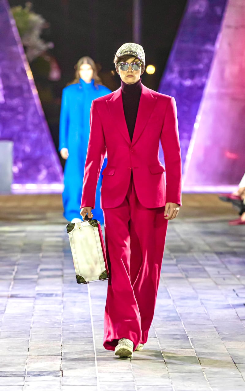 Michael Cinco matches the extravagance of his women's creations in his new menswear collection.