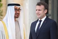 President Sheikh Mohamed discusses Sudan aid with France’s Macron