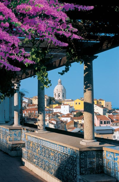 View of Miradouro de Santa Luzia, Alfama district, Lisbon. Courtesy Four Seasons Hotel Ritz Lisbon