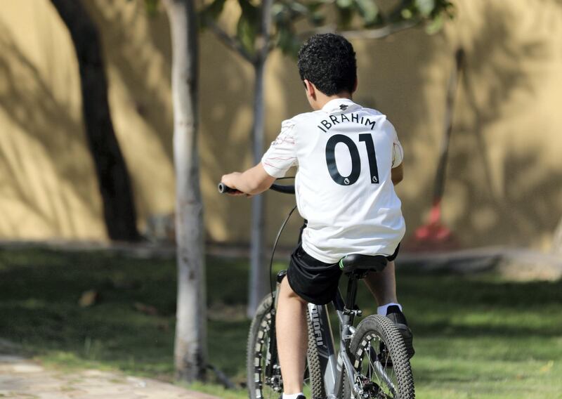 Dubai, United Arab Emirates - Reporter: Anam Rizvi. News. Ibrahim AlOwais. Ibrahim is a 12-year-old who has had cancer twice. He is a positive boy who talks about the challenges he faced and how he cheered himself up through treatments. Sunday, February 14th, 2021. Dubai. Chris Whiteoak / The National