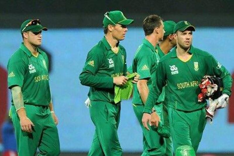 The South Africa cricket team have been woeful at key stages in ICC tournaments like they were in Colombo today. Ishara S Kodikara / AFP
