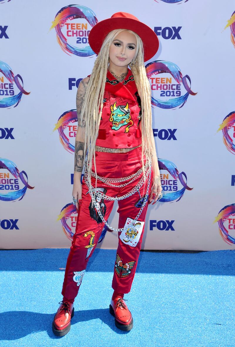 Zhavia Ward attends the 2019 Teen Choice Awards in California on August 11, 2019. AP