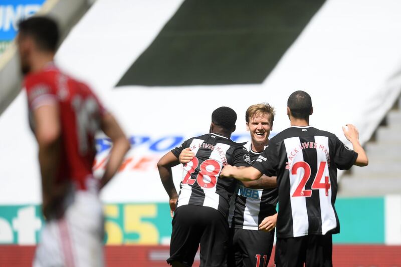 Matt Ritchie - 8: Good shift from the wideman and a quality finish to make it 2-0. AFP
