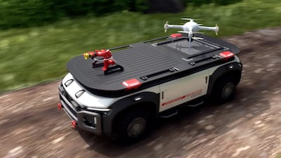 Hyundai is also developing a driverless truck and rescue vehicle 