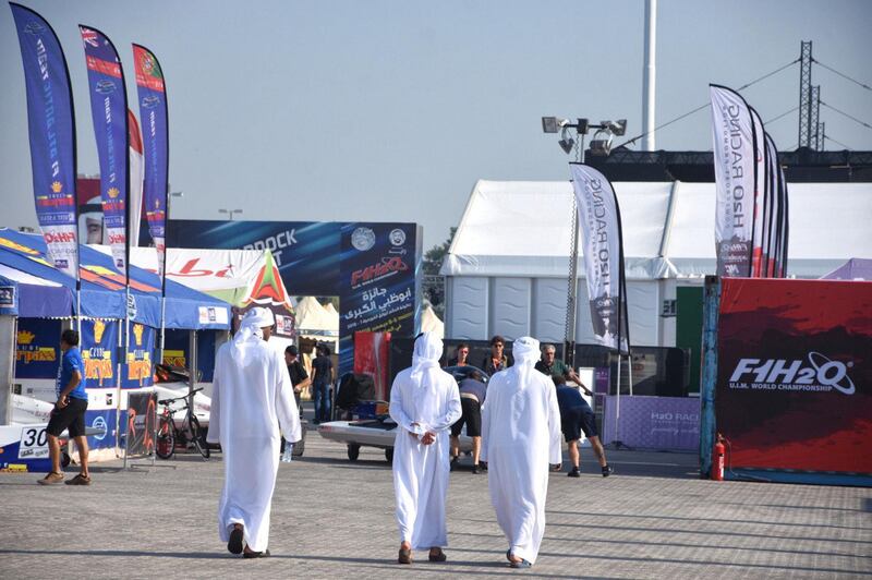 Abu Dhabi-UAE-December 6, 2018-Technical Scrutineering for the UIM F1 H2O Grand Prix of Abu Dhabi. 
Picture by Vittorio Ubertone/Idea Marketing - copyright free editorial