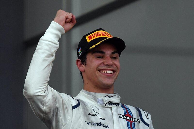 Lance Stroll became the first Canadian driver since 2001 to reach a Formula One podium. Andrej Isakovic / AFP

