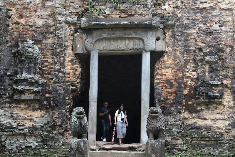 Tourist visit Sambor Prei Kuk. Samrang Pring / Reuters