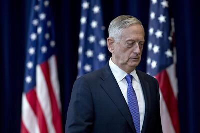 FILE: James Mattis, U.S. secretary of defense, exits after a news conference following the inaugural U.S.-China Diplomatic and Security Dialogue meeting with Rex Tillerson, U.S. secretary of State, not pictured, at the State Department in Washington, D.C., U.S., on Wednesday, June 21, 2017. Defense Secretary Jim Mattis announced his resignation on Thursday, citing differences over policy with Donald Trump, a day after the president abruptly called for the withdrawal of American forces from Syria. Trump’s cabinet and cabinet-level positions have seen far more resignations and dismissals than other recent administrations. Our gallery pulls together Trump's top White House aides that have departed or announced their departure, Bannon, Bossert, Cohn, Flynn, Hicks, Manigault, Mcfarland, McGahn, McMaster, Powell, Priebus, Scaramucci, Short, Spicer, Sessions, Kelly and Mattis. Photographer: Andrew Harrer/Bloomberg