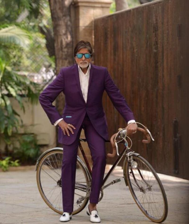 A sneak peek from Amitabh Bachchan's Instagram, from his shoot for Dabboo Ratnani's 2018 calander.
