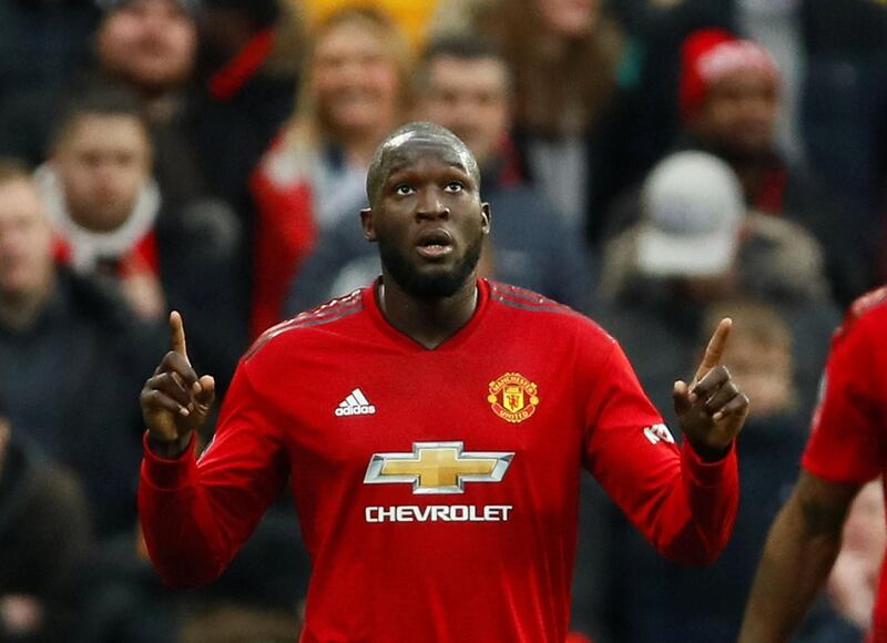 Soccer Football - FA Cup Third Round - Manchester United v Reading - Old Trafford, Manchester, Britain - January 5, 2019  Manchester United's Romelu Lukaku celebrates scoring their second goal   Action Images via Reuters/Jason Cairnduff