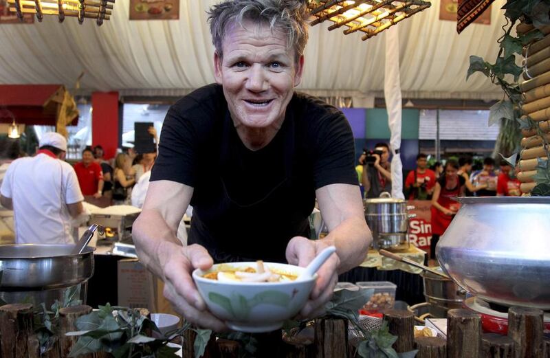 Gordon Ramsay is focused on Bread Street Kitchen for now, but the celebrity chef says this won’t be his only restaurant in Dubai. AP Photo