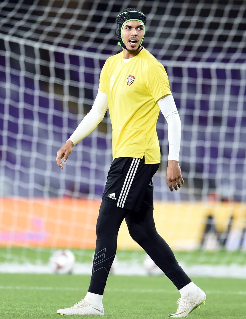 UAE training, Al Ain. Credit: UAE FA