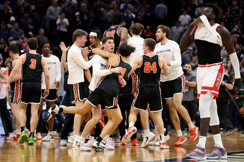 Princeton University upset the University of Arizona in the first round of the NCAA Men's Basketball Tournament. AFP