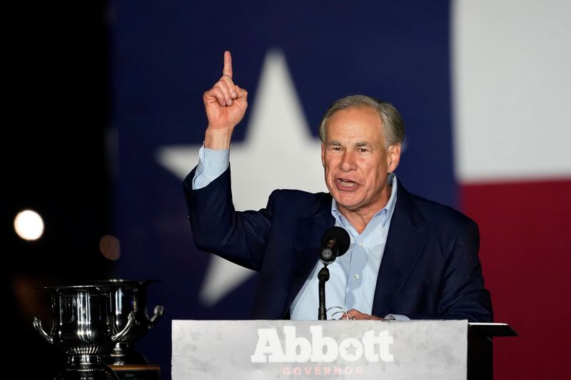 Republican Texas Governor Greg Abbott will face off against Democratic challenger Beto O'Rourke in November. AP