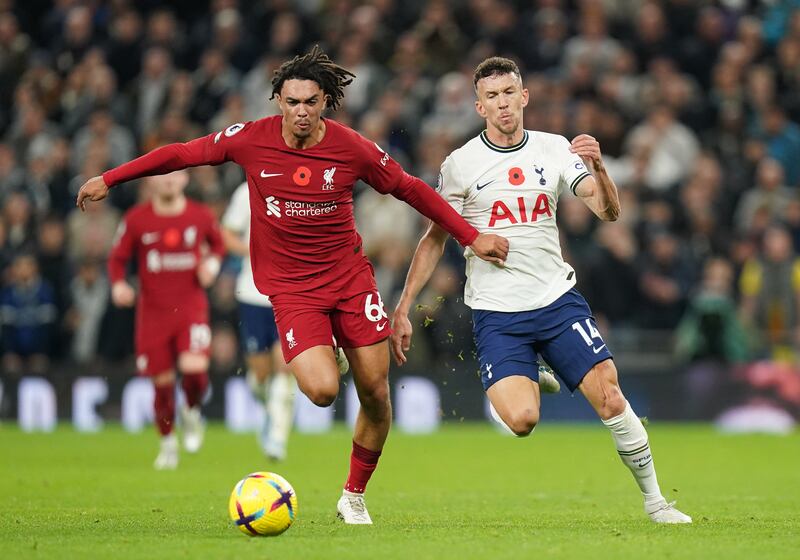 Trent Alexander-Arnold - 5. The 24-year-old was lucky not to give away a penalty. Some of his passing was excellent but Spurs put him under pressure and his response needed to be sharper. PA