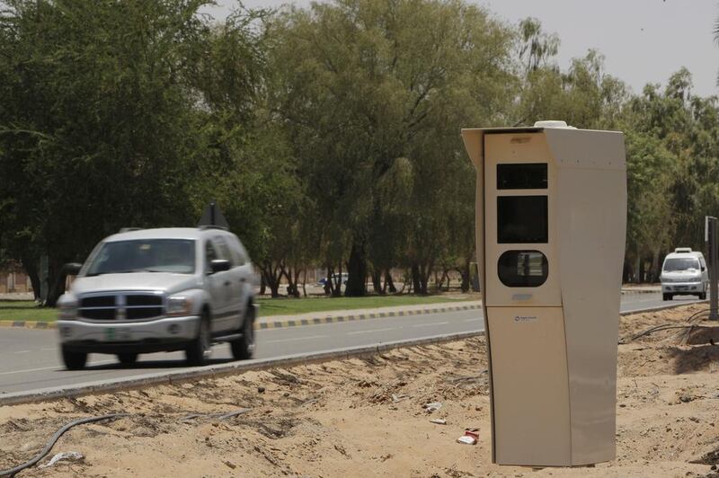 Jumping a red light and speeding on city roads are some of the traffic offences that caused motorists in the UAE to receive black points. Ryan Carter / The National 