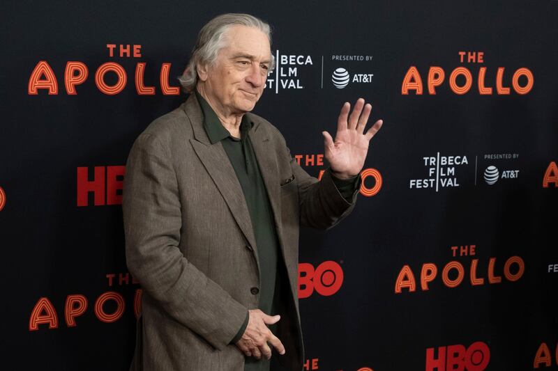 Robert De Niro attends the screening for "The Apollo" during the 2019 Tribeca Film Festival on  April 24, 2019. AP