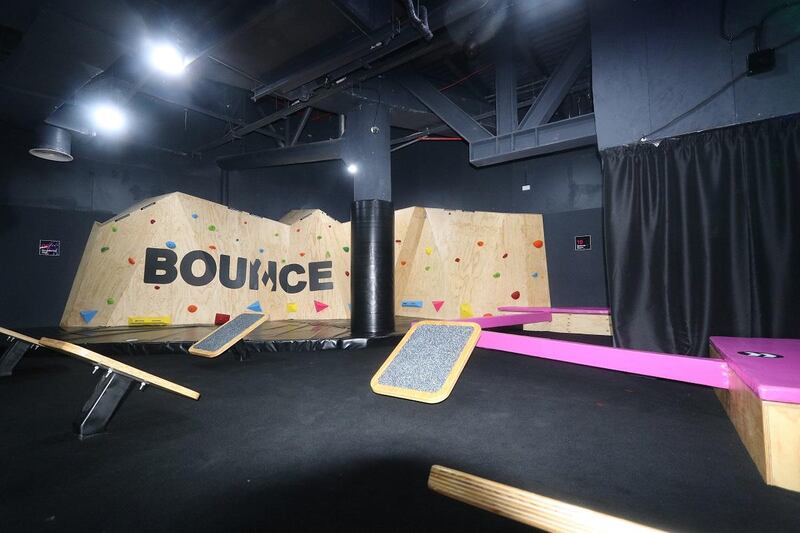 The course consists of 13 obstacles. Courtesy Bounce Abu Dhabi