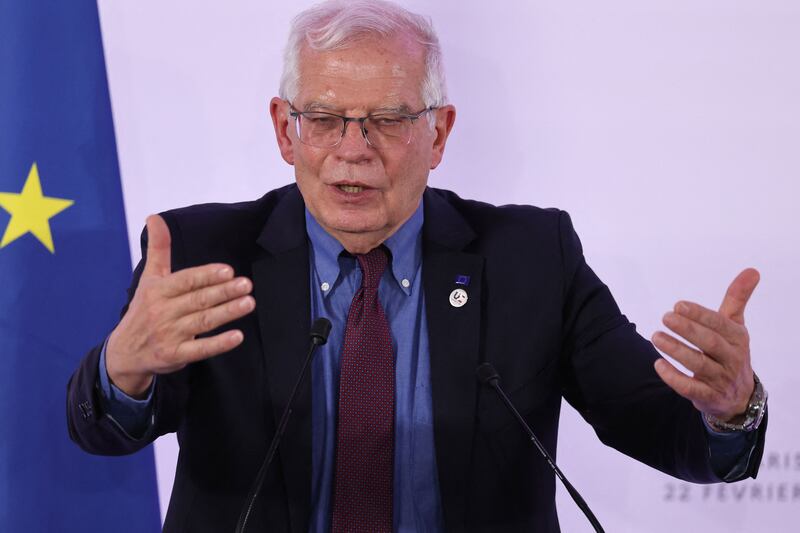 'The EU strongly urges Russia to refrain from any further escalatory actions,' said Josep Borrell, the EU's foreign affairs chief.