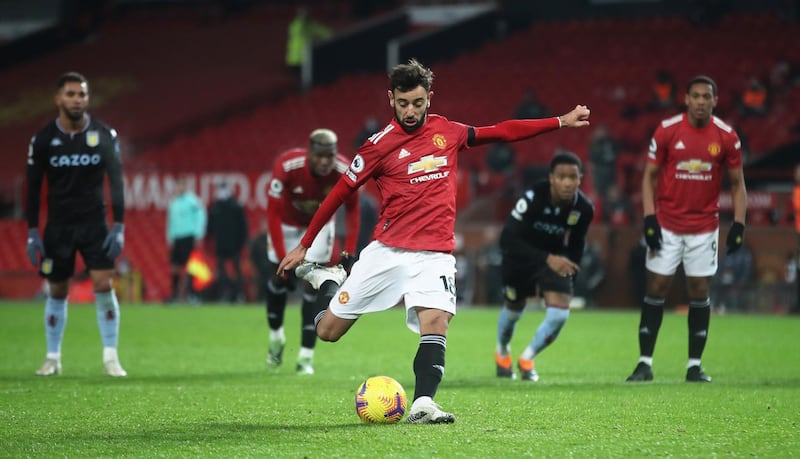 Bruno Fernandes, 7 - Shot wide after being set up by Shaw early on. Scored another penalty – the match winner – to keep up reliable spot kick record. Incredible strike forced save after 76 minutes. Not happy to come off. Reuters