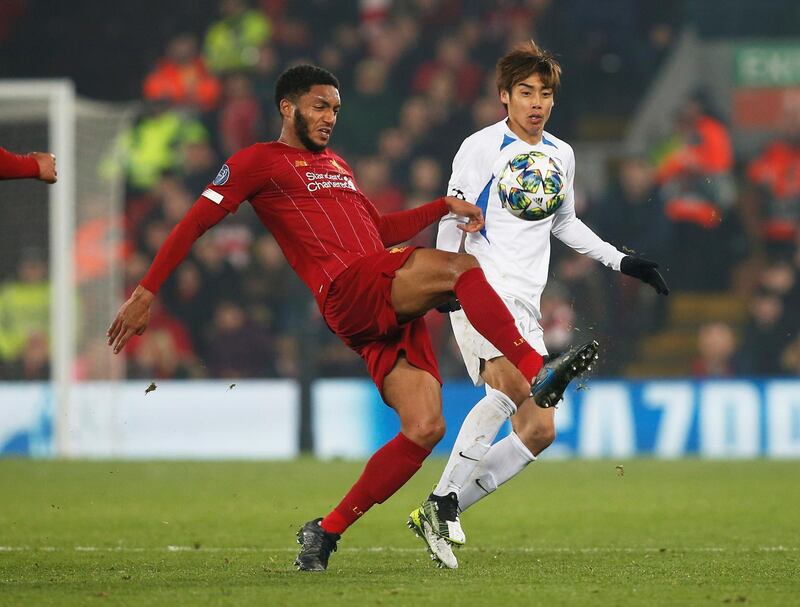 Centre-back: Joe Gomez. Reuters