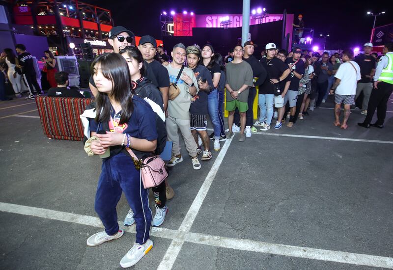 Dozens of sneakerheads lined up for Travis Scott Nike trainers on at Paperboy 