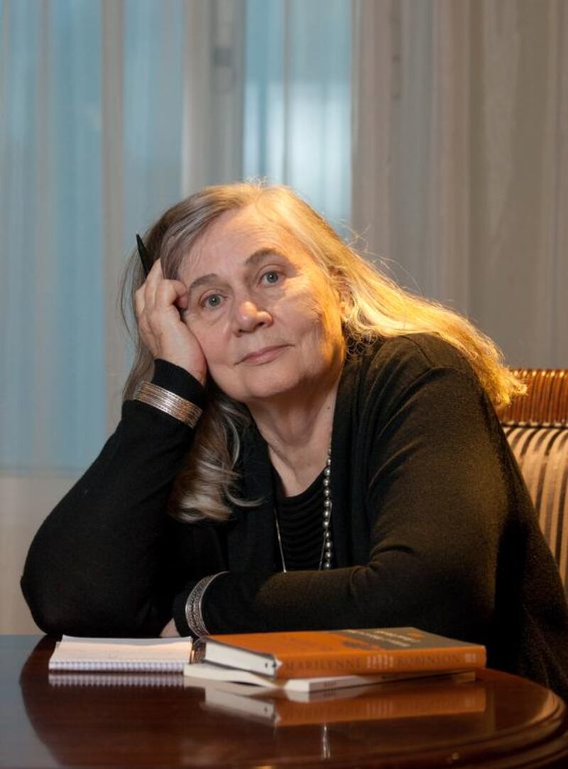 The American author Marilynne Robinson. Clint McLean for The National



Story: Marilynne Robinson

Photo Editor: Olga Camacho

Reporter: Afshan Ahmed