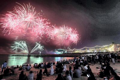Ajman will be hosting two five-minute firework displays for New Year's Eve. Courtesy of Ajman Tourism Development Department