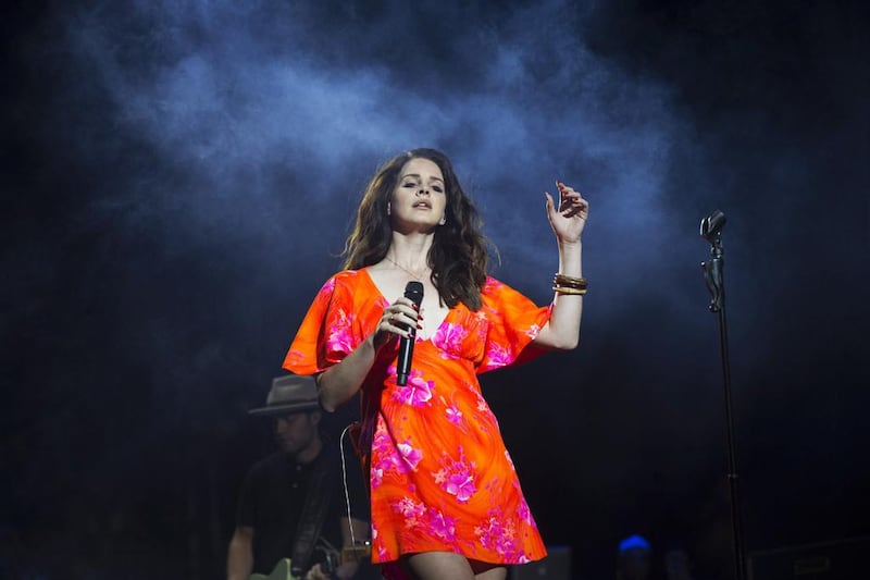 Lana Del Rey performing at Coachella. Reuters