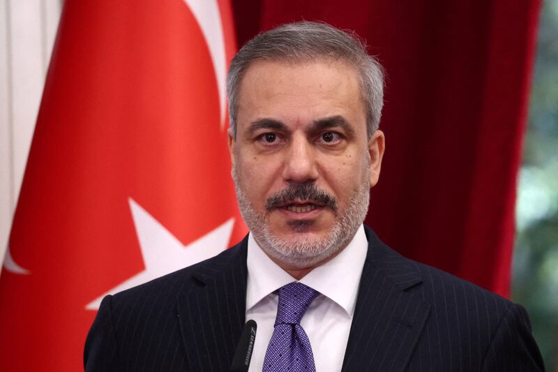 Turkish Foreign Minister Hakan Fidan travelled to Baghdad along with the country's Defence Minister and the head of its intelligence agency. Reuters