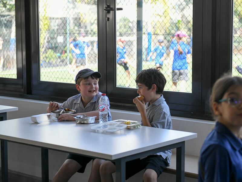 Still, pupils at Dubai British School Emirates Hills seem to be enjoying the cafeteria