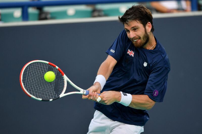 Cameron Norrie competed at the Mubadala World Tennis Championship in Abu Dhabi this weekend. AFP