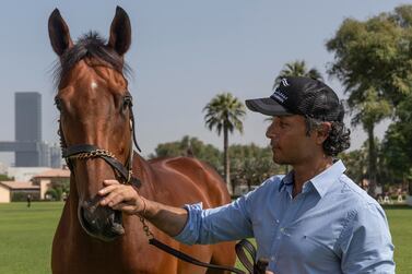 UAE champion trainer Bhupat Seemar at Zabeel Stables. Antonie Robertson / The National