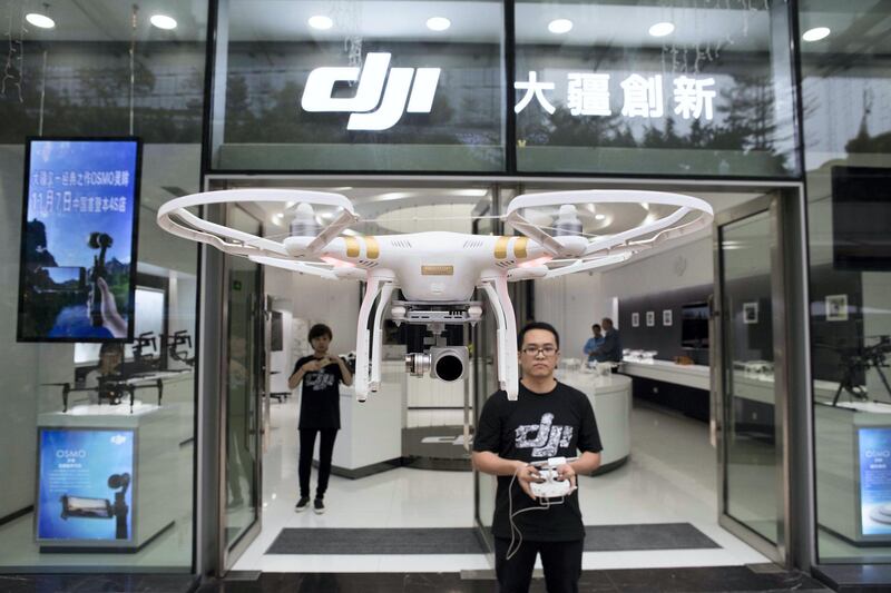 DJI Drone Store in Shenzhen (China). (Photo by: Stockyard/VW Pics/UIG via Getty Images)