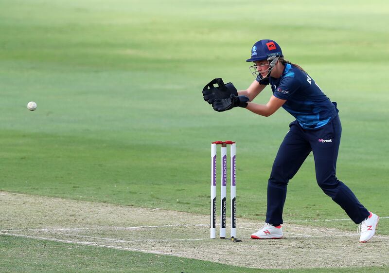 6) Babette de Leede (Sapphires): The Dutch keeper showed up well enough with the bat, but was spectacular with the gloves – most notably when she affected five stumpings in an innings. Chris Whiteoak / The National