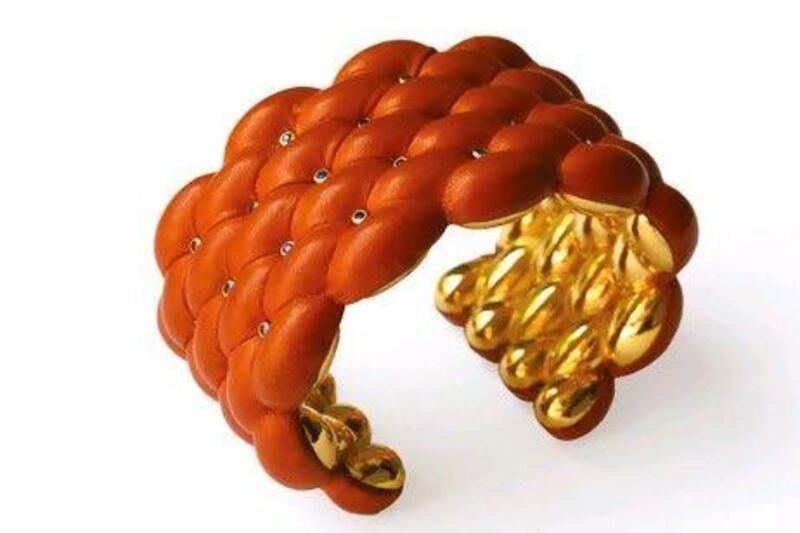 Chesterfield Hunters Bangle from Russian Aristocrat collection inspired by 'A Hero of Our Time'. Courtesy Tomasz Donocik