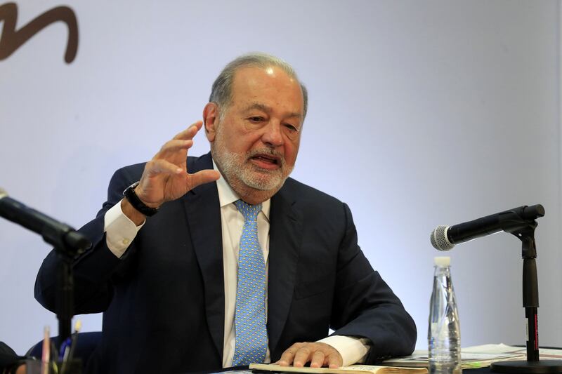 Carlos Slim is Mexico’s richest man and his family owns America Movil, the largest telecoms company in Latin America. He is worth $82.1bn. AP