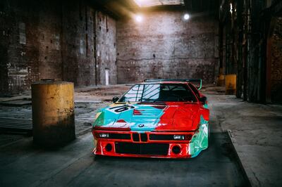 Andy Warhol BMW M1, 1979. Stephan Bauer / BMW