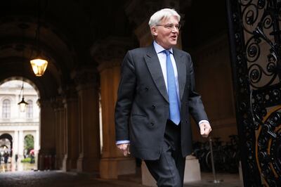 Development & Africa Minister Andrew Mitchell arrives in Downing Street for the weekly cabinet meeting. Photo: Dan Kitwood / Getty Images