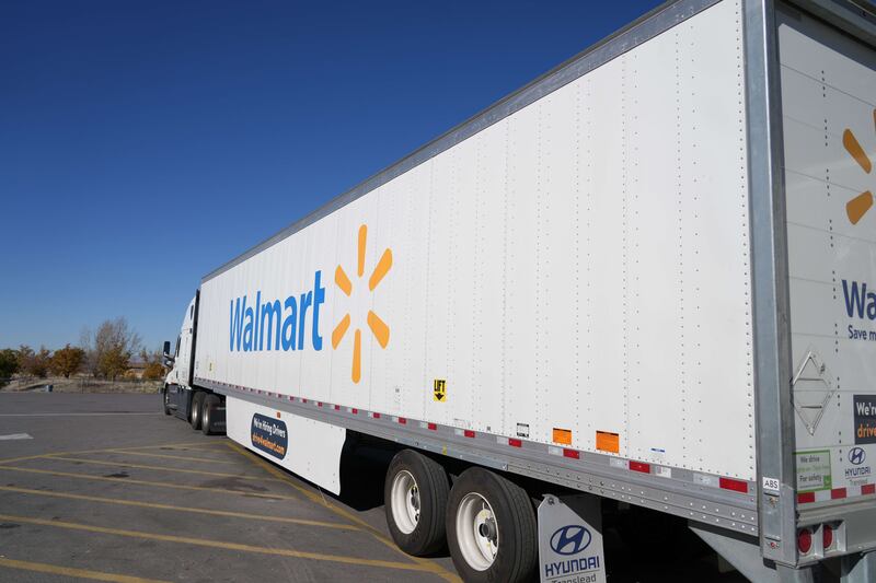 Walmart announced it will now train its drivers and supply the lorries for them.  Getty Images / AFP
