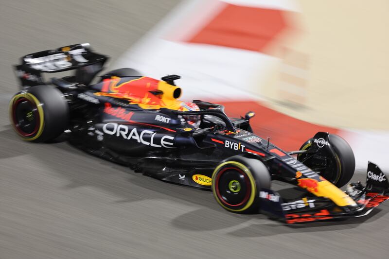 Max Verstappen during pre-season testing in Bahrain. EPA 