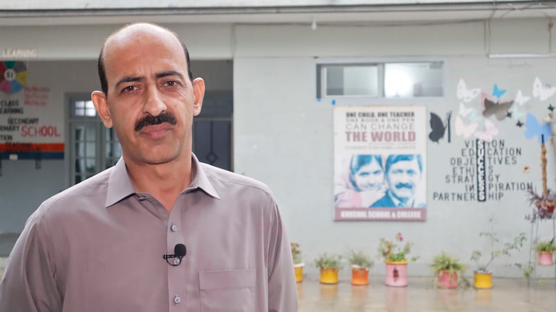 Iqbal Hussain, a staff member at Khushal School and College, says there has been a surge in enrolment of girl pupils after the Taliban attempt to kill on Malala on October 9, 2012, for speaking up for girls' right to education.