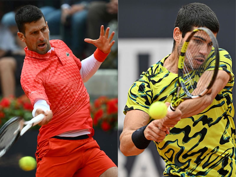 Serbia's Novak Djokovic could face world number one Carlos Alcaraz in the semi-finals of the French Open after both players were placed in the same half of the draw. AFP