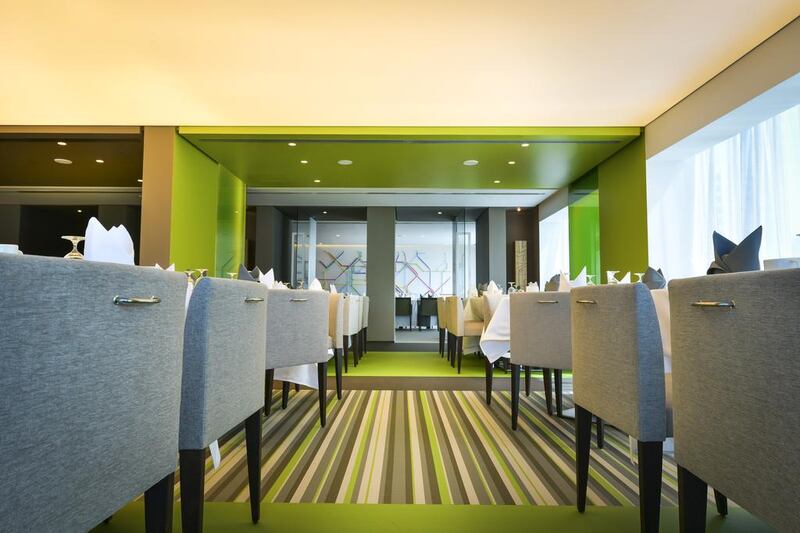 Fine dining at boutique 72 in Sharjah. Courtesy Hues Hotels and Resorts