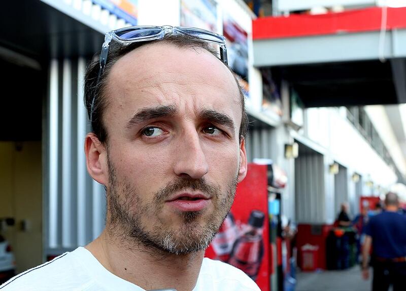 Former Formula One driver Robert Kubica will be racing a Porsche in the 24H Dubai. Satish Kumar / The National 