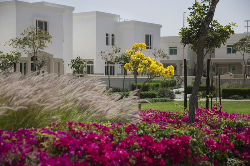 Aldar is currently marketing the remaining 130 completed homes in the Alghadeer project. Silvia Razgova / The National